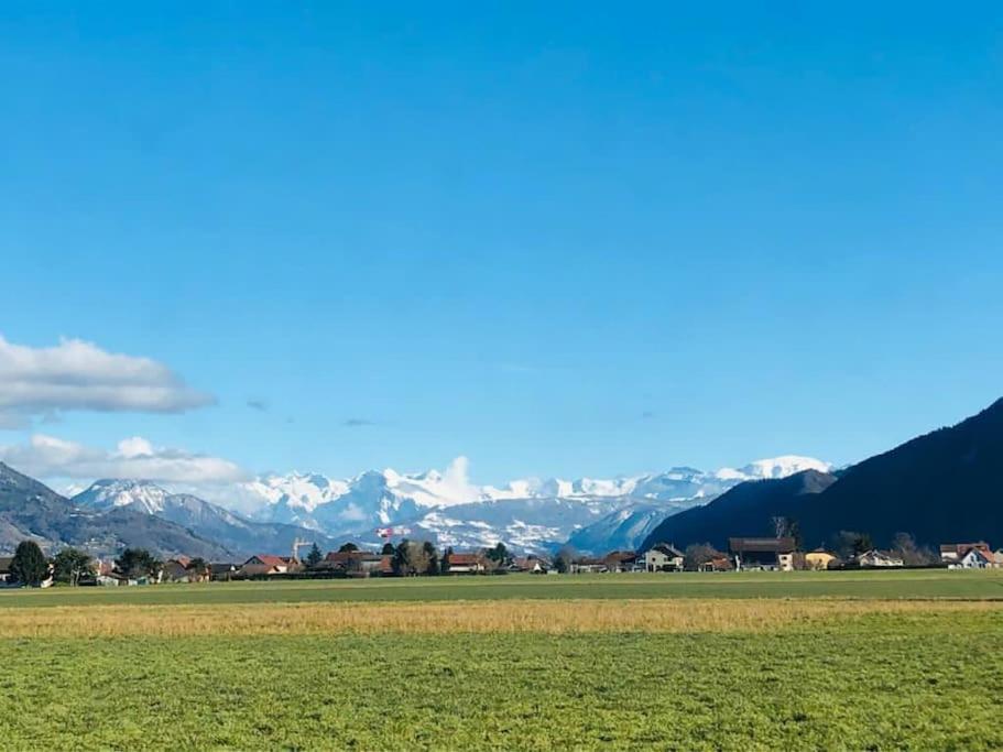 Appartement Belle Vue Sur Les Montagnes Saint-Pierre-en-Faucigny Dış mekan fotoğraf
